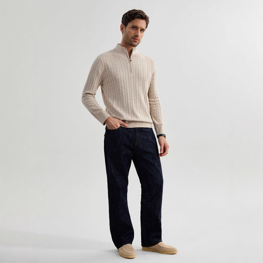 Old Money Style turtleneck sweater