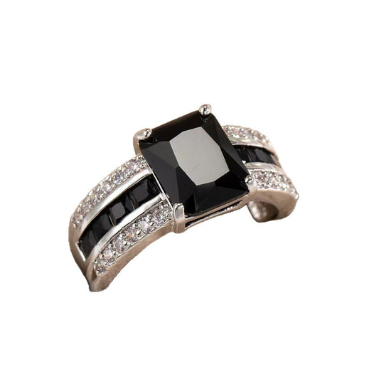 Retro Simple Blue Fashion Ring For Women