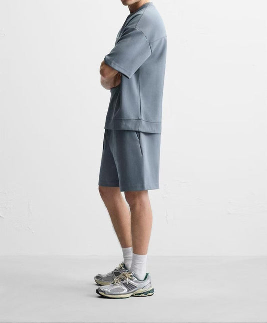 Loose Double-sided Cloth Texture Short Sleeve