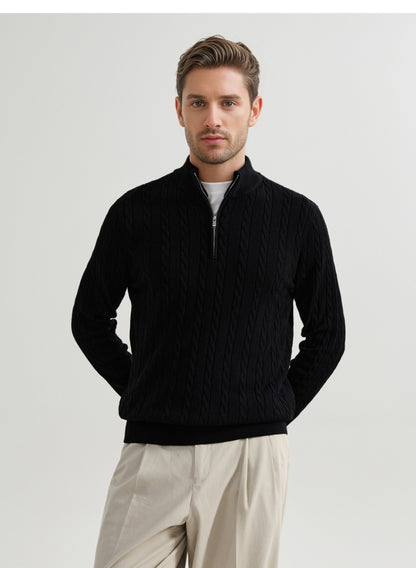 Old Money Style turtleneck sweater
