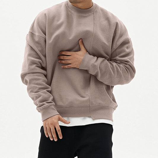 Pullover Round Neck Loose Men's Sweater