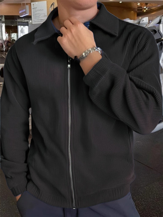 Casual Lapel Jacket Cardigan Men's Fashion